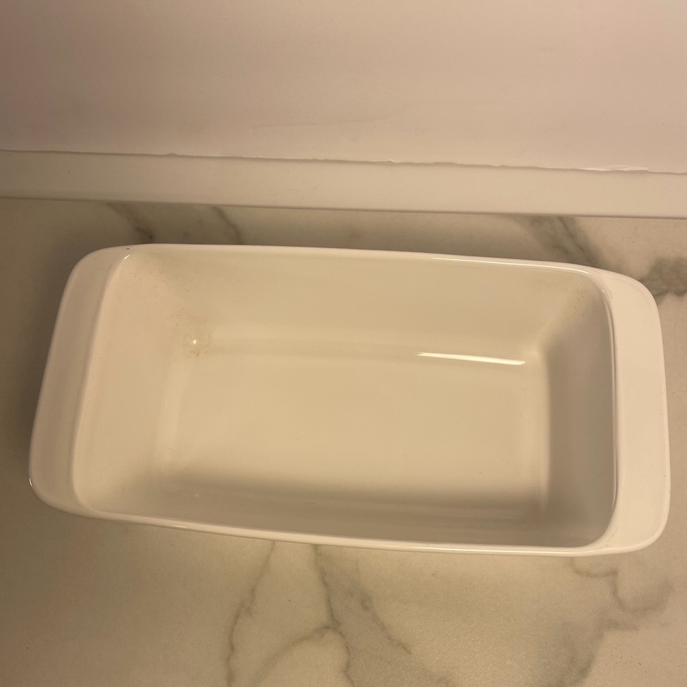 VTG Corning Ware Blue Cornflower 2QT Loaf Bread Pan Baking P-315-B USA 9x5x3 - Picture 4 of 10
